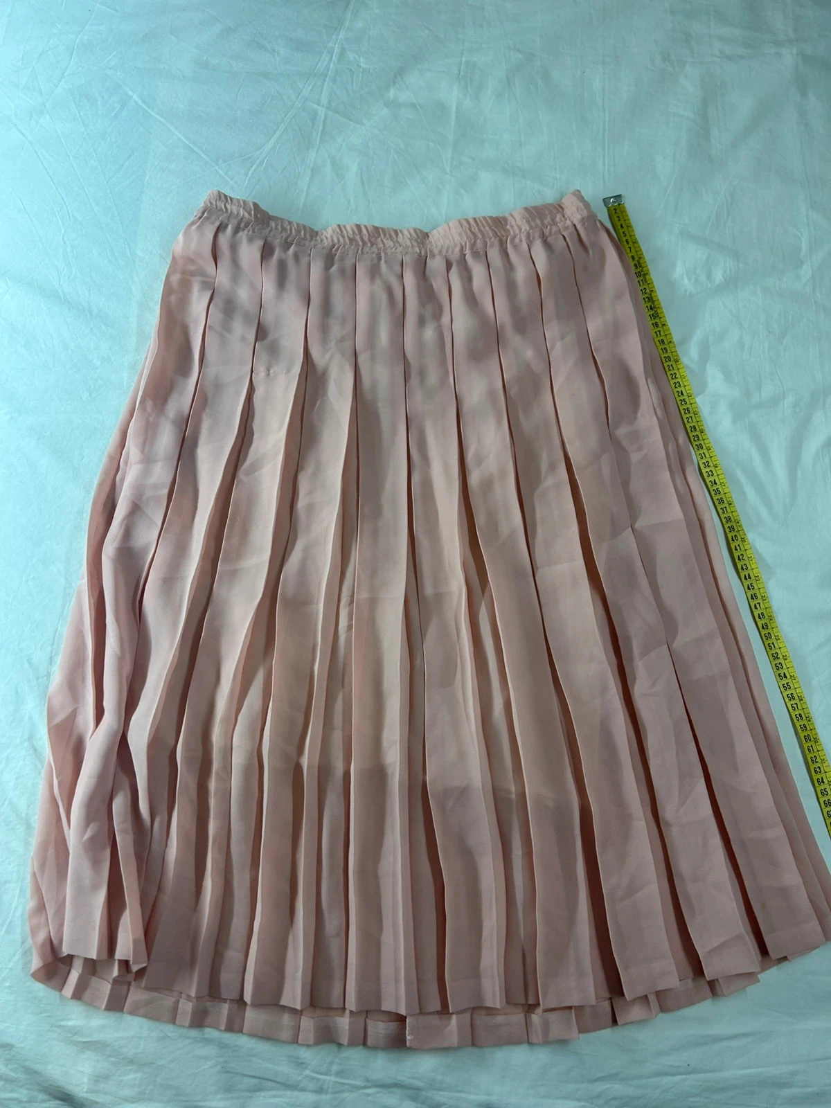 Jupe longue rose vintage